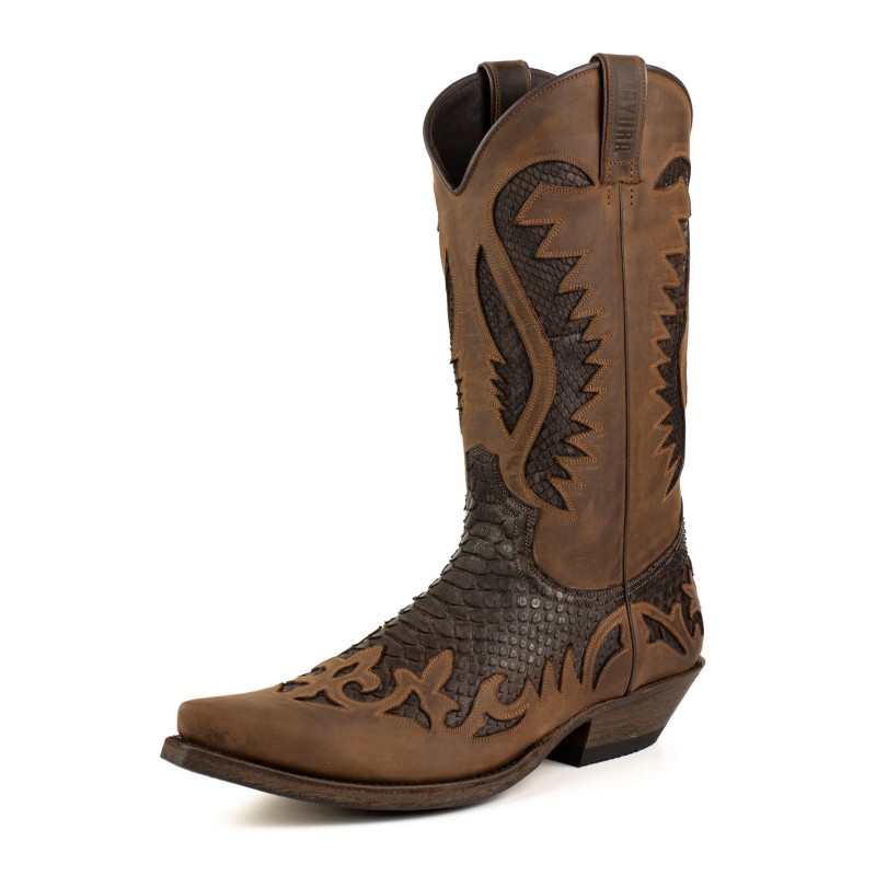 ? Mayura Boots Desert 2567 Crazy Old Sadale Testa Python | MAYURA BOOTS