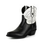 ? Mayura Boots 2374-STAR Black Nappa White Nappa | MAYURA BOOTS