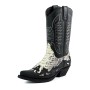 Botas Mayura Modelo 11 Crazy Old Negro / Pitón Natural