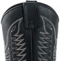 Mayura cowboy boots Model 11 in Crazy Old Negro - Natural Python