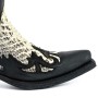 Mayura cowboy boots Model 11 in Crazy Old Negro - Natural Python